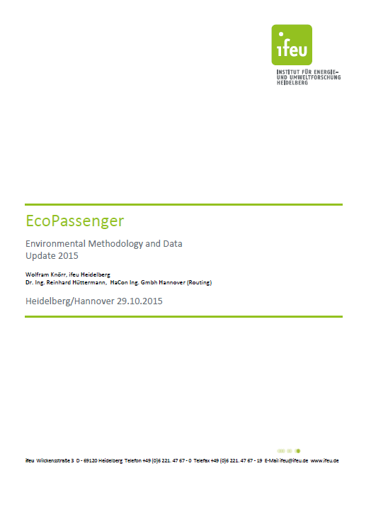 Ecopassenger Methodology Report